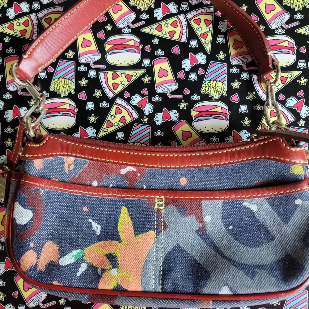 Dooney & Bourke Splash Small Baguette - Picture 2 of 9